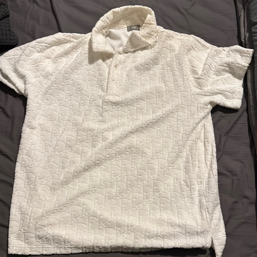 Men's White Polo Shirt